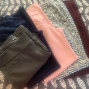 5 pairs dress pants